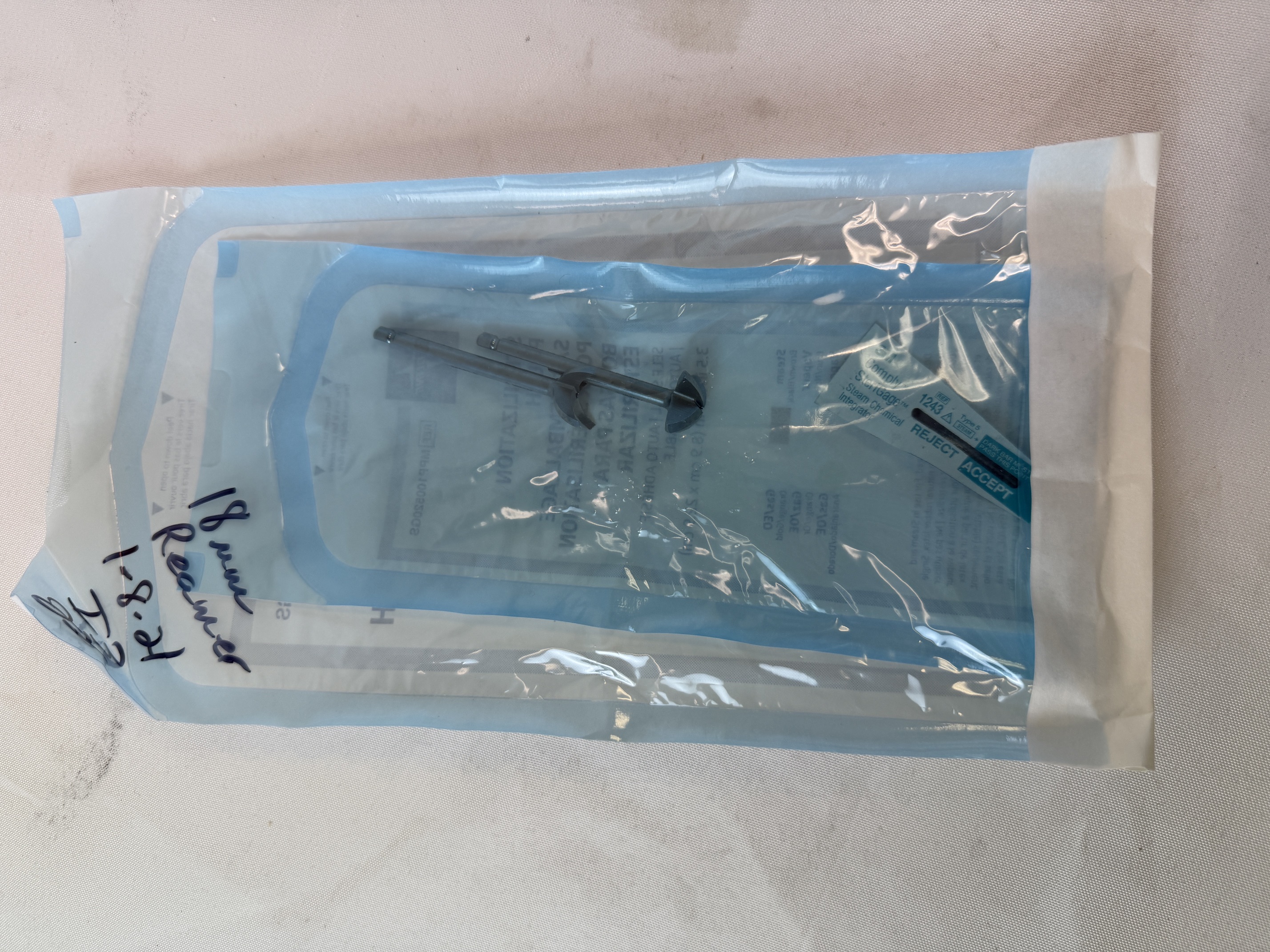 Pair of Arthrex AR-8944PR-18 & AR-8944-MR-18 Phalangeal & Metatarsal Reamers 18mm