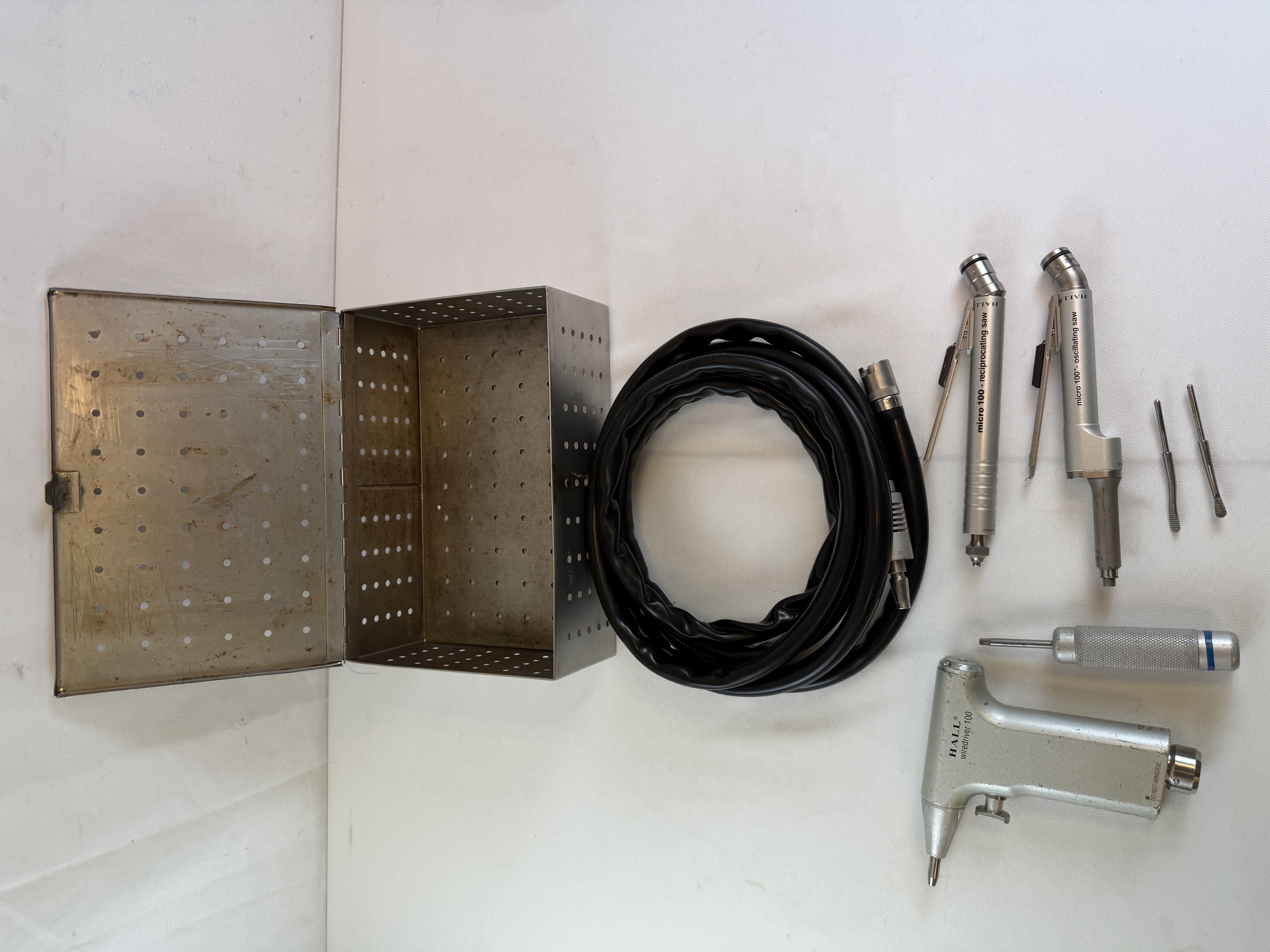Hall Wiredriver 100 & Micro 100 Saw Set w/ Hose & Case