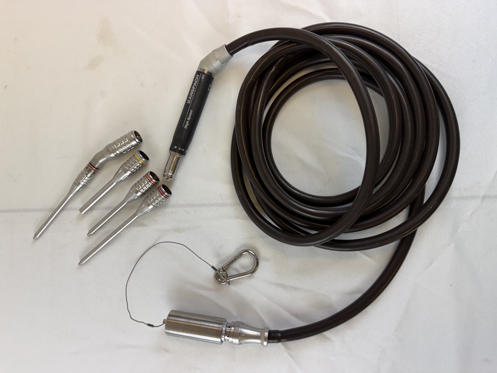 Anspach eG1a Electric G1 High Speed Handpiece 80K rpm w/ Attachments