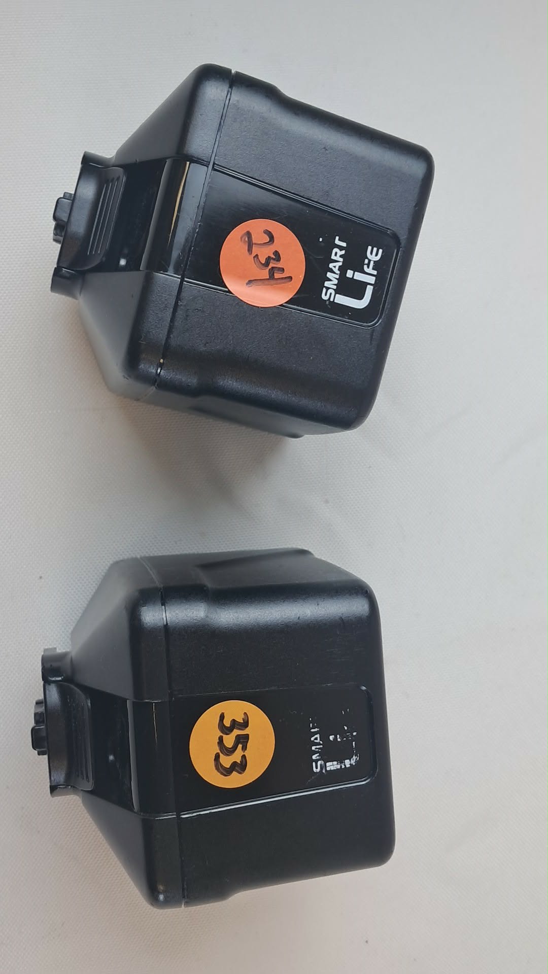 Stryker 7215 System 7 Large Battery Cycle Counts: 234 & 353