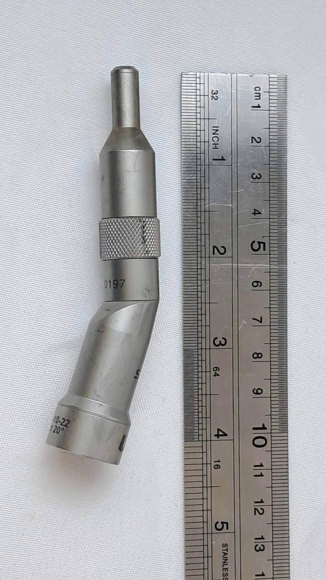 Stryker 5100-10-22 TPS U-Series Angled Short O Surgical Drill Attachment