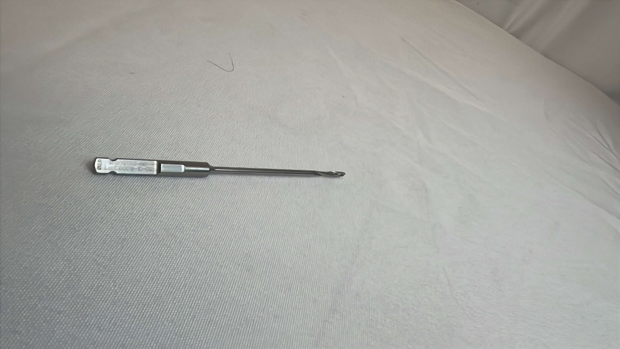 Stryker Memometal XFO012002 2 mm Surgical Drill Bit